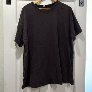 Grey/black tunic t shirt